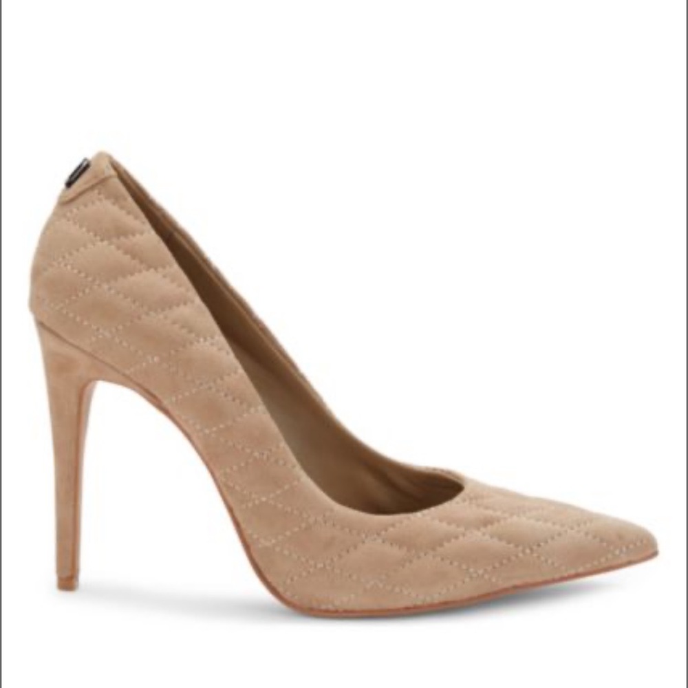 KARL LAGERFELD PARIS - Cailey Quilted Suede Stiletto Pumps